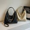 Textured Large-capacity Tote Bag Women's New Fashion Chain Shoulder Bag Commuter Backpack