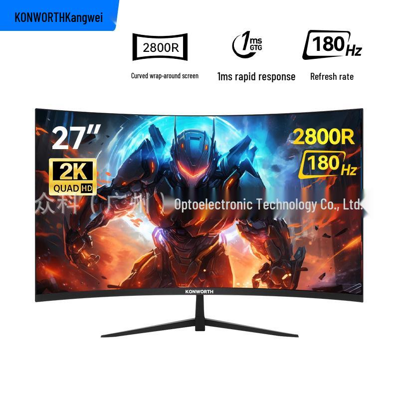 Игровой монитор для киберспорта высокого разрешения: 34-дюймовый 4K 180 Гц, 32-дюймовый 2K 240 Гц, 27-дюймовый