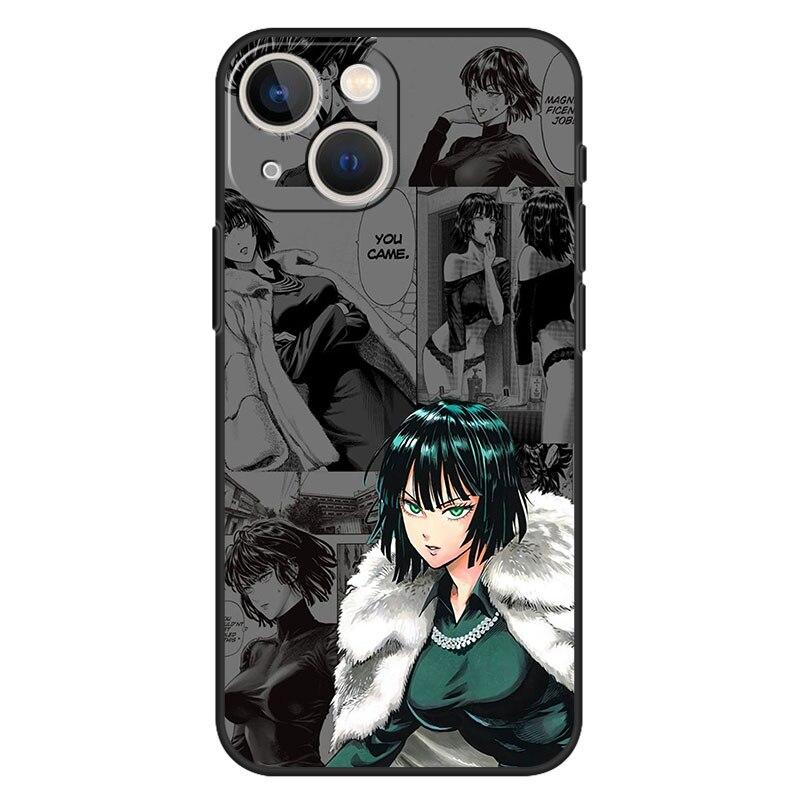 Чехол для iPhone 11 13 12 pro max Cover xr 7 8 Plus Funda XS X 14 5 5S SE2020 Coque One Push Man Сайтама и Фубуки