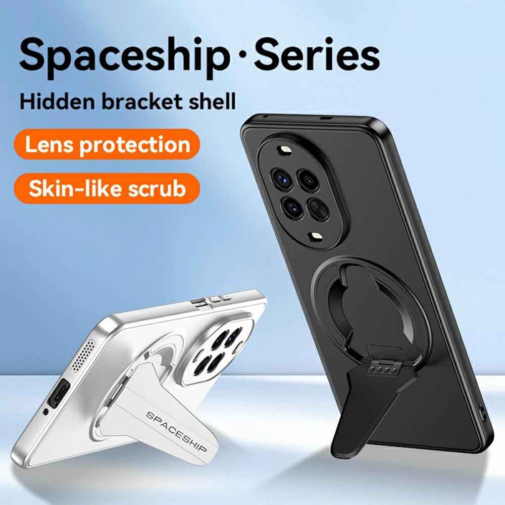 For Huawei nova 14 5G Case Compatible with MagSafe Hidden Kickstand Skin-Feel Matte PC TPU Phone Back Cover