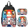 Детский рюкзак 16 дюймов, набор из 3 предметов, Игра Balatro, Бренд Clown, Рюкзак для начальной школы, Сумка через плечо, Пенал