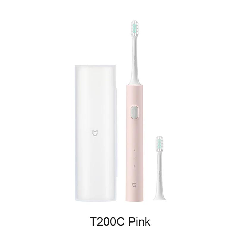 Xiaomi Mijia T200C электрическая зубная щетка набор умная звуковая зубная щетка перезаряжаемая IPX7 водонепроницаемый очиститель для отбеливания зубов