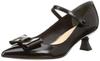 Stuart Pumps Ribbon Motif One Strap Pumps 6493 B Glass Cm E [Jill Shoe] Women's 23.0