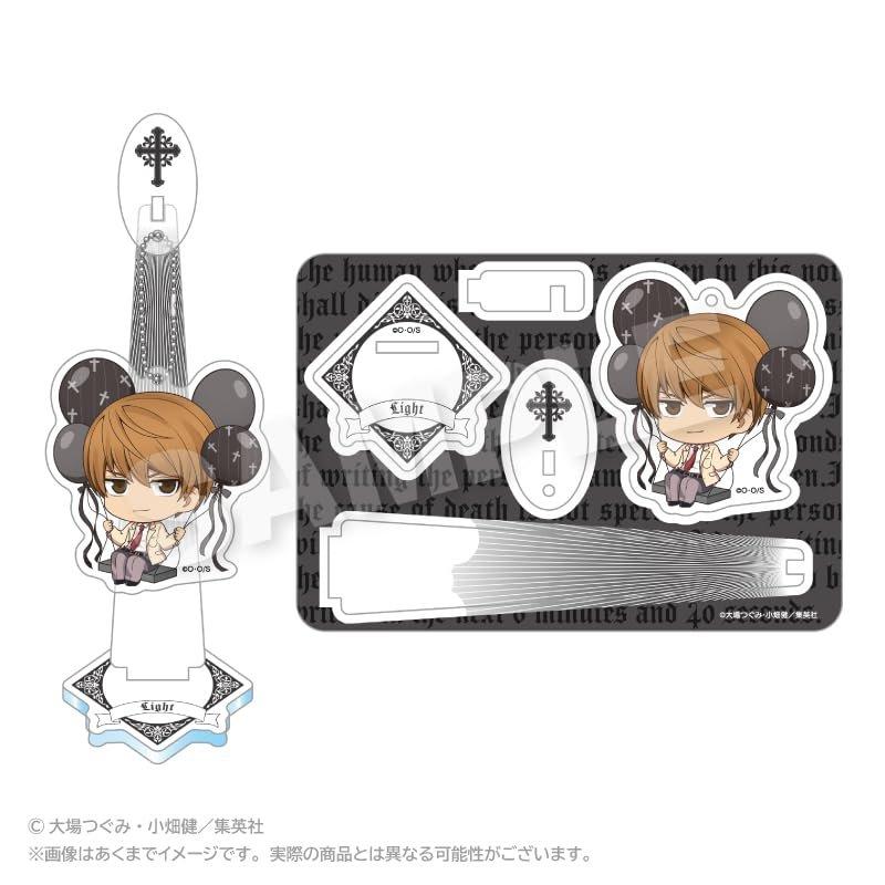 Stellanotes DEATH NOTE Light Yagami Balloon Stand Keychain - Acrylic Character Charm