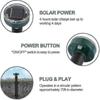 4-Pack Solar Ultrasonic Animal & Insect Repeller - Waterproof Outdoor Pest Control for Garden and Lawn