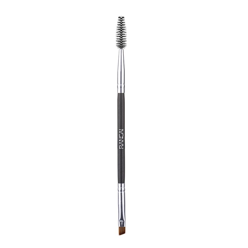 New E03 Pony Hair Eyeshadow Brush Soft Makeup Brush Smudge Brush Oblique Eyebrow Brush Double Head Eyelash Brush