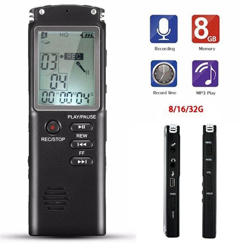 T60 High Quality 8G/16G/32G Rechargeable Voice Recorder Digital Audio Recorder Voice Recorder MP3 Player Recording Pen