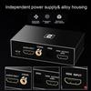 8k HDMI2.0b Audio Extractor Audio Switcher eARC Splitter 7.1CH DSTHD AUX Coaxial Optical DAC DecodingCEC HDCP