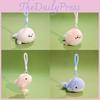 Cartoon Sea Creature Plush Charm With Durable Material For Bags And Car Keys