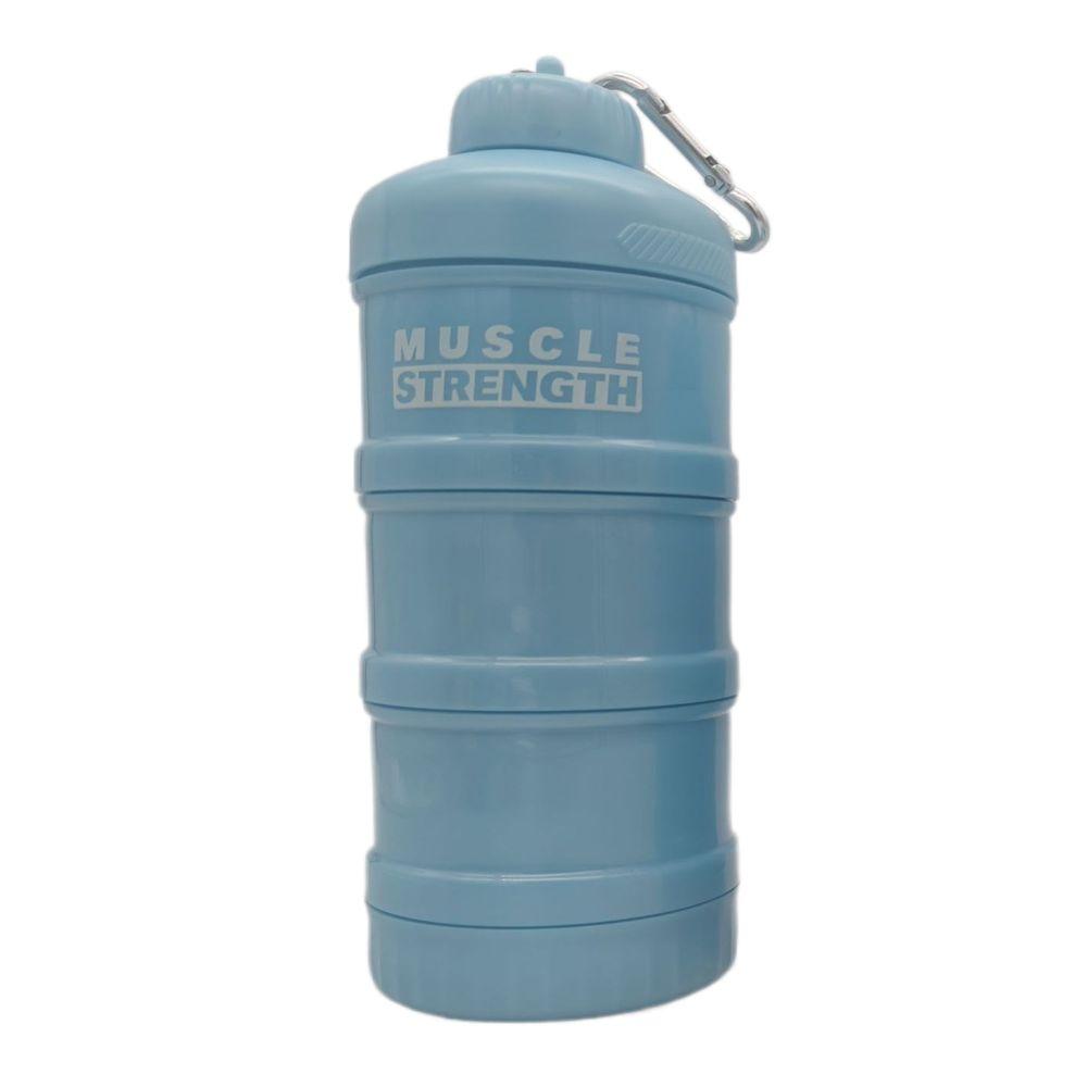 1/2/3-слойная Портативная Воронка Бутылка для Фитнес-добавок Многослойное Хранение Банка для Закусок Коробка для Протеинового Порошка