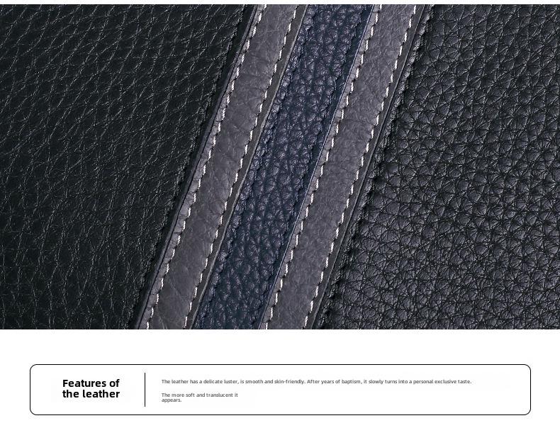 Мужской клатч из натуральной кожи большой вместимости: Модная сумка-конверт, первый слой из коровьей кожи, повседневный стиль