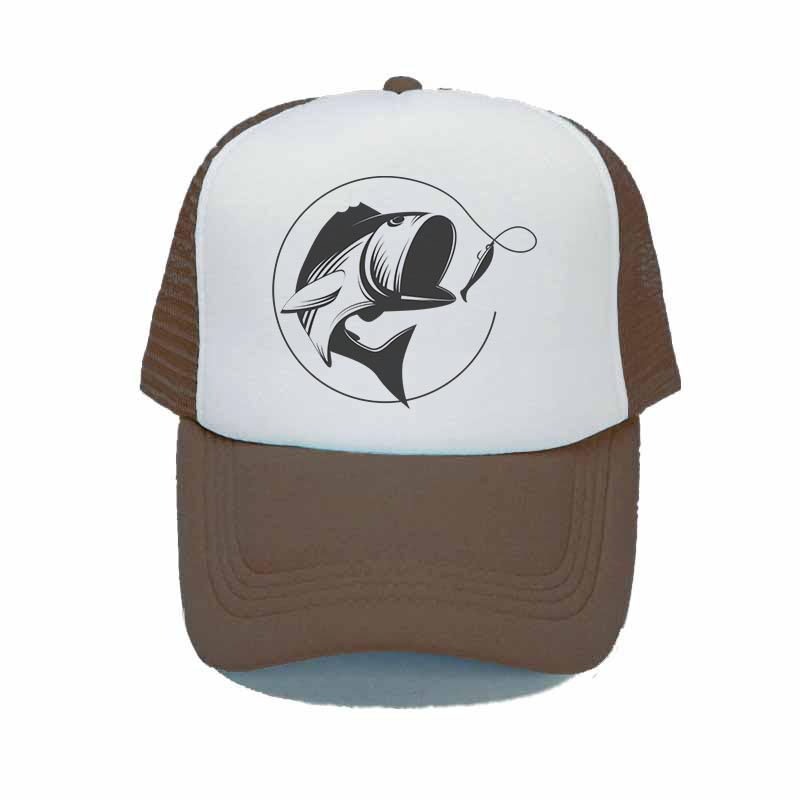 Кепка-дальнобойщик Snapback с изображением животных, рыбной фермы, кепка Jalan Kuari, рыбацкая шляпа для папы, оригинальная охотничья шляпа с форелью и рыбой YY339