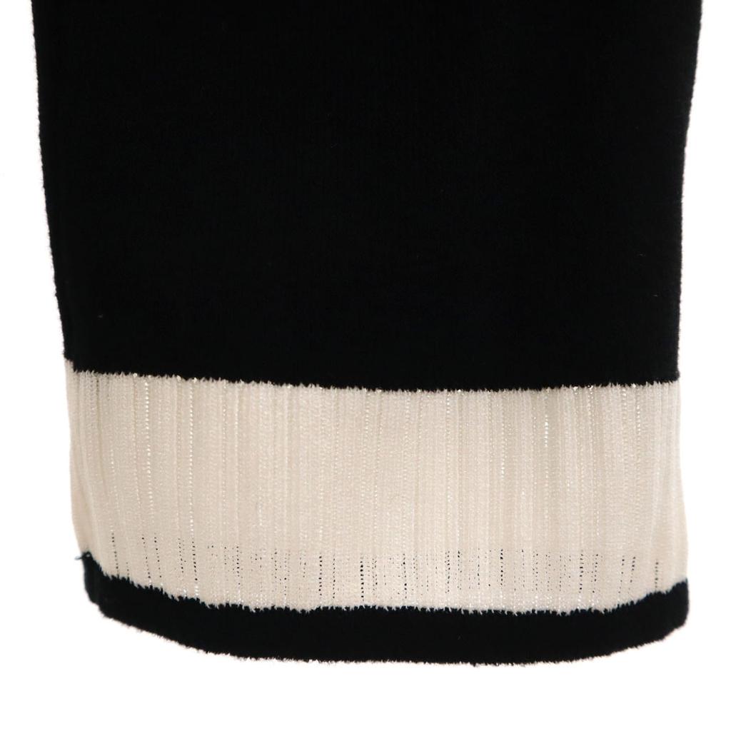 FOXEY Made In Japan Long Sleeve Knit 40 Black Women Used