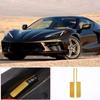 Yellow Carbon Fiber Emergency Door Lock Switch Sticker For Corvette C8 20-25