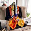 High-quality Luxurious Silk Scarves Headband Scarfs Neck Scarf For Women Chain Silk Scarf Women's Decorative Shawl