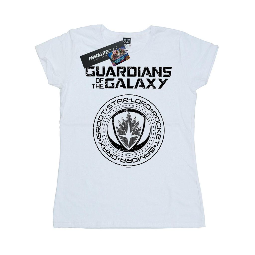 Marvel Womens/Ladies Guardians Of The Galaxy Vol. 2 Distressed Seal Cotton T-Shirt