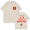 2026 Unisex Retro Cartoon Aesthetic T Shirts Gin And Tonic Meme T Shirt Unisex Summer Fashion Funny Cocktail Meme Graphic Tshirt