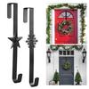 Christmas Wreath Hook Star Snowflake Christmas Tree Elements Metal Door Hanger Over The Door Hooks Hanger