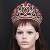 8 Colors Queen Round Crown High Tiaras and Crowns for Women Bridal Wedding Hair Jewelry Party Birthday Bride Headdress Pageant