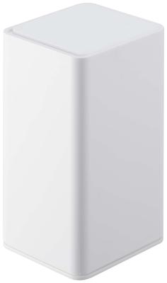 Футляр для влажных салфеток Yamazaki Jitsugyo Roll Type, белый, Ш8 x Г9 x В17 см, герметичный силиконовый увлажняющий колпачок 6502, прибл.