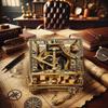Brass Sundial Compass: Antique Style Nautical Navigation Tool