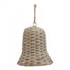 Hill Interiors The Noel Collection Wicker Bell Christmas Decoration
