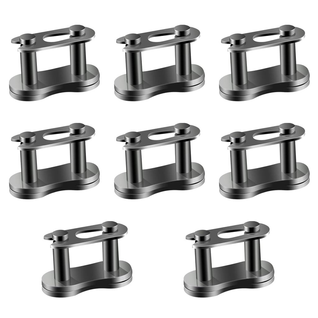 8 Pcs 420 Chain Master Links, Motorcycle Chain Connector, Master Link Replacement For 50Cc-125Cc ATV Quad 4 Wheeler Pocket Bike