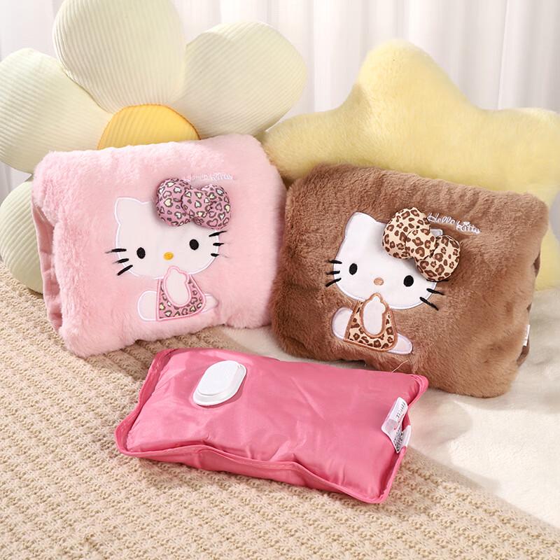 Перезаряжаемая грелка Hello Kitty с леопардовым принтом