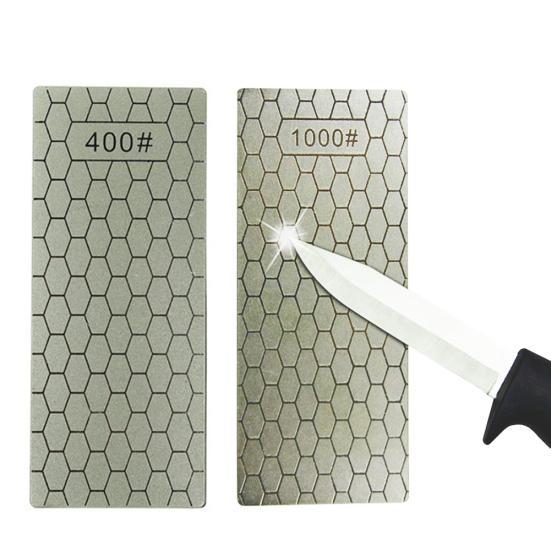 400/1000Grit Stone Whetstone Kitchen Cutter Scissors Sharpener Sharpening Tool