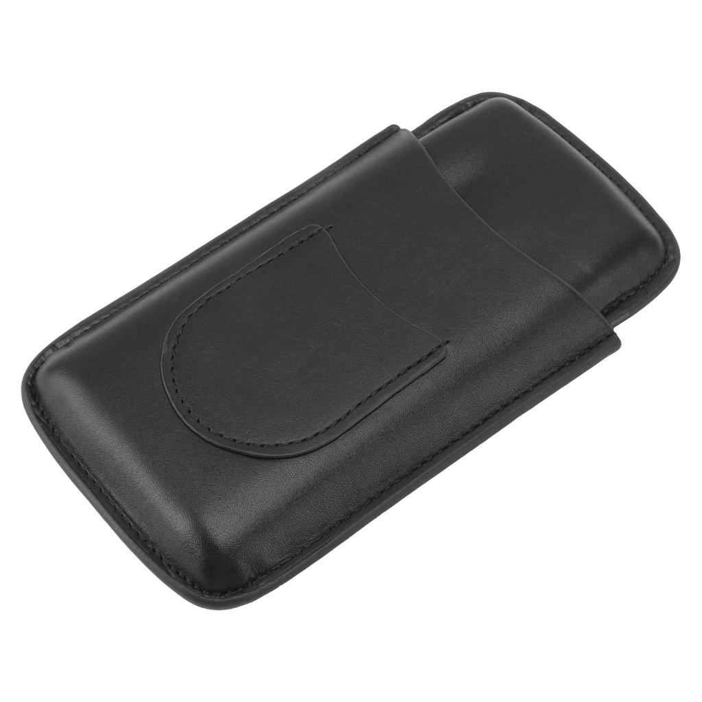 Cigarette Case Leather 3pcs Capacity Portable Cigar Storage Box with for Outdoor