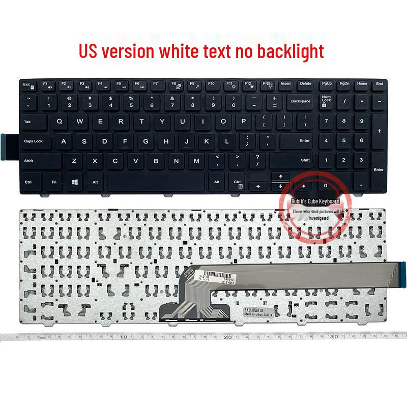 Compatible Keyboard for Dell 3558, 5543, 15-3549, 5000, 7000, 17, 5547, 5748, 3567