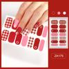 ZA Наклейка для ногтей Полный патч для ногтей Лак для ногтей Пленка Ручная наклейка для ногтей Инструмент для ногтей Долговечный водонепроницаемый