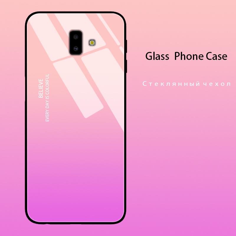 Чехол-бампер для Samsung J6 2018, чехлы с закаленным стеклом для Samsung Galaxy J4 J6 Plus 2018 J8 J7 J730 2017 Prime, жесткая задняя крышка j6