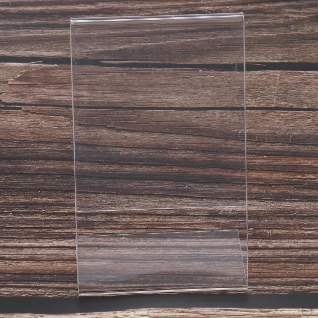 3" Transparent Photo Stand for Table Desk