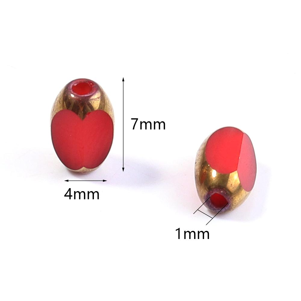 1 Strand 4x7mm Faceted Oval Crystal Beads Colorful Loose Spacer Glass Rice Beads For DIY Handmade Bracelet Necklace Accessories