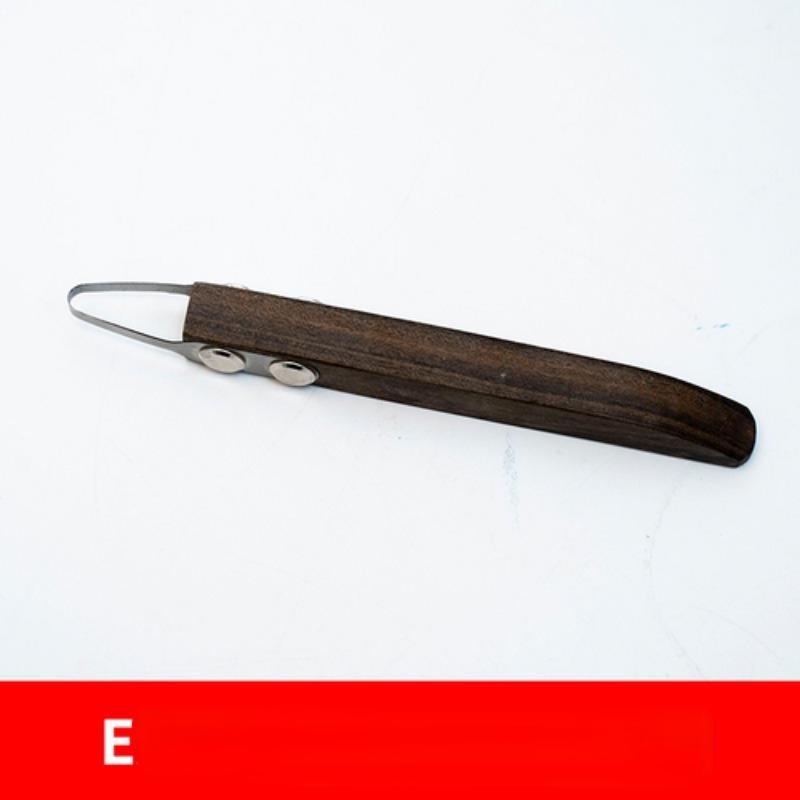 Pottery Tool Trimming Scraper Replaceable Head Ring Scraper DIY Ceramic Texture Carving Clay Sculpture Scraping Trimming Tool