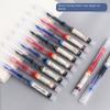 12Pcs/set Black/Red/blue Ink Liquid Rollerball Gel Pen Quick Drying Roller Ball Pens  Student