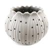 [J0538] - Gray 'Leaf' Candle Holder