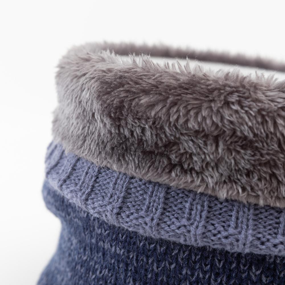 Knitted Warm Scarf Winter Thicken Comfortable Pullover Scarfs Soft Neck Scarf