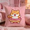 AnimalAdorable Shiba inuS Cushion Cover Premium Comfort Reversible Pillow Cove Two in One Design for Any Room  Car Interior