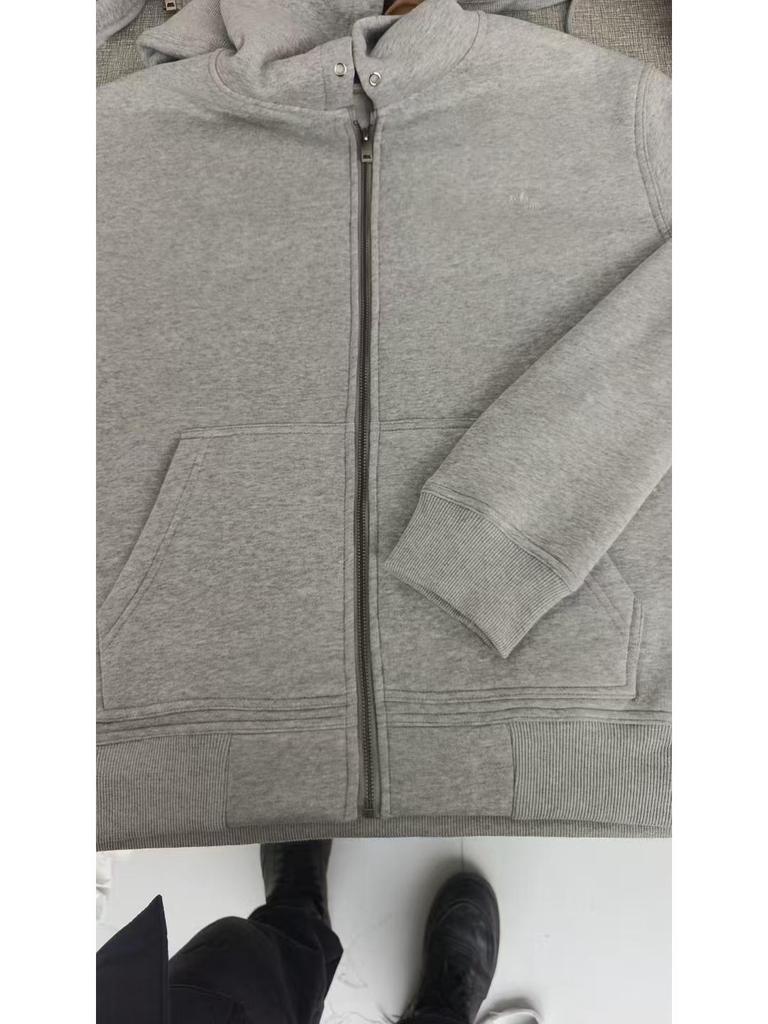 Высококачественная мужская толстовка с капюшоном в британском стиле с вышитым логотипом - Европейские размеры, Осенне-зимняя куртка