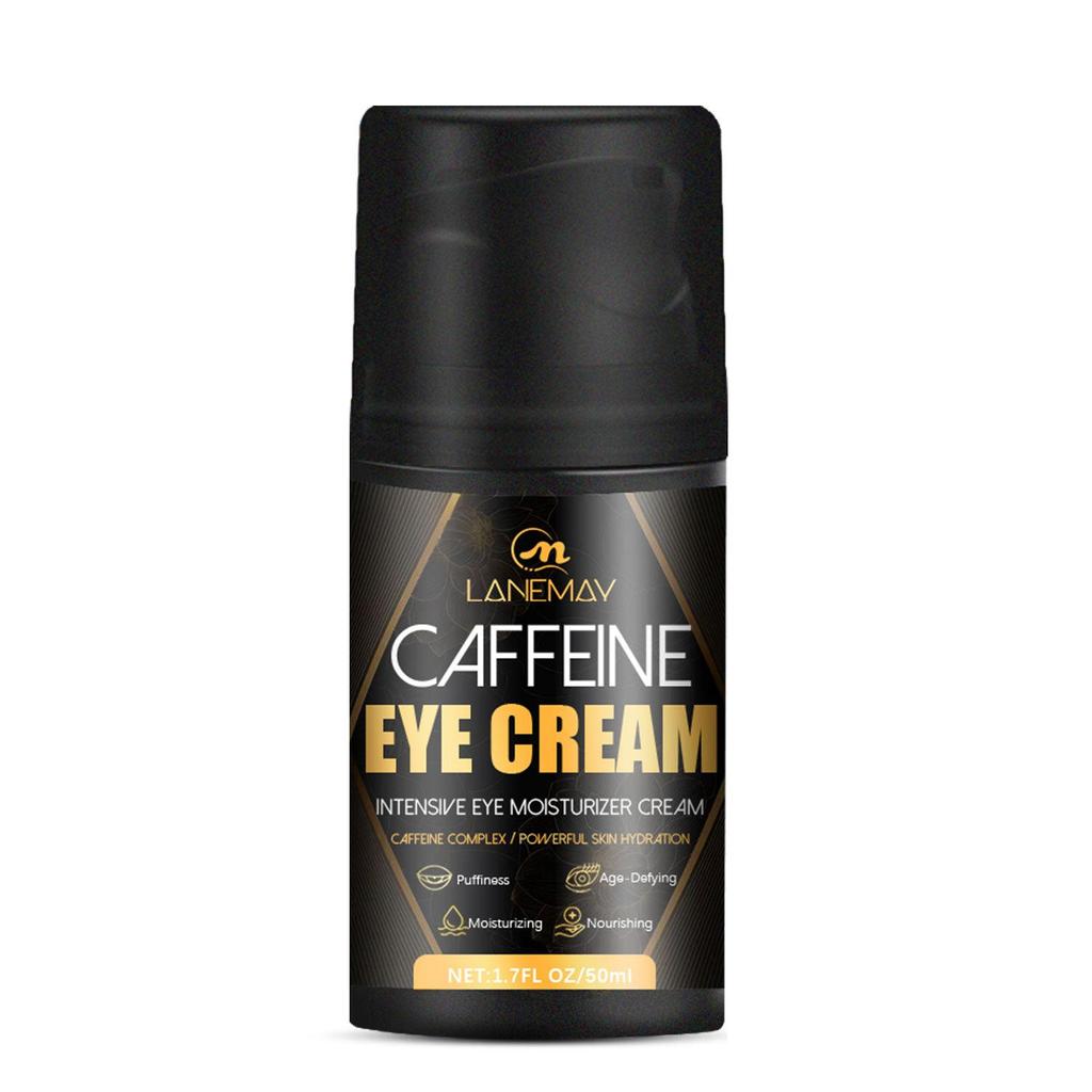 Крем для кожи вокруг глаз с кофеином устраняет отечность, уменьшает темные круги и мешки под глазами, разглаживает мелкие морщинки, подтягивает и увлажняет кожу