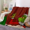 Grinch Christmas Star Blanket Soft Throw Blanket For Home Bedroom Bed Sofa Travel Office Solid Christmas Blanket