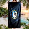 Полотенце для пляжа Atalanta FC с принтом, быстросохнущее, из микрофибры, впитывающее, портативное, для путешествий, для плавания