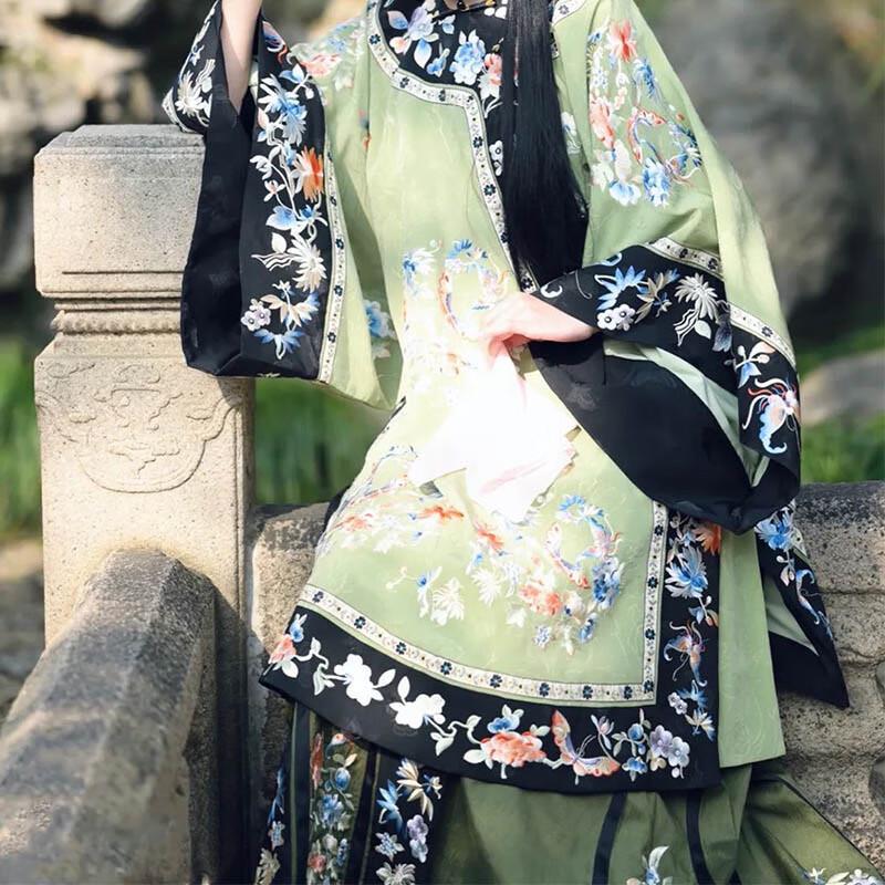 Современный набор Hanfu Lükun с юбкой Mamian