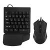 OneHanded Keyboard Mouse Set Manipulator Feel ESports Universal Accessories JX200