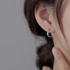 Delicate Ear Buckle Women's Circle Earrings New Trendy Circle Fashion Earrings Summer Earrings