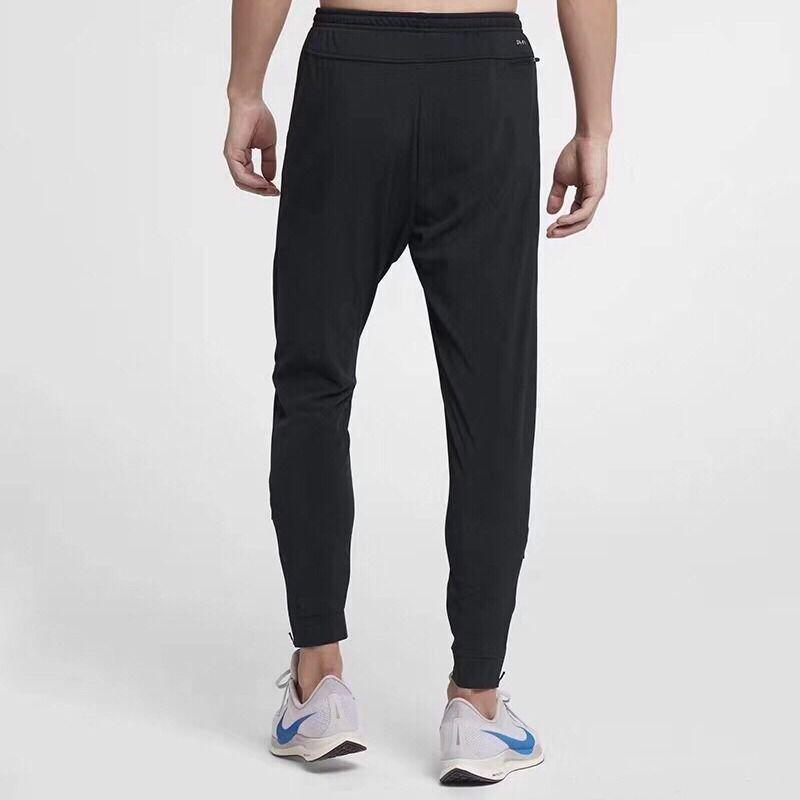 Мужские модные быстросохнущие ребристые фитнес-штаны - Универсальные, дышащие, свободного кроя для лета