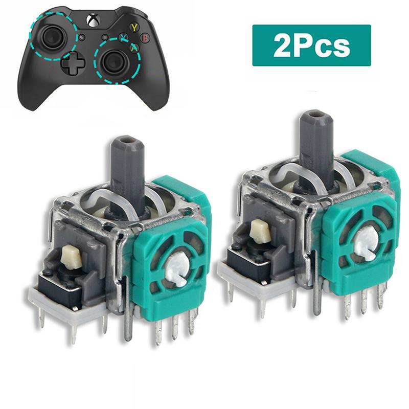2Pcs Replacement 3D Analog Stick Thumb Stick For X Box One Controller Joystick
