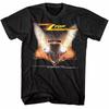 ZZ Top Eliminator Винтажная обложка альбома Мужская футболка Мерч рок-группы для концерта